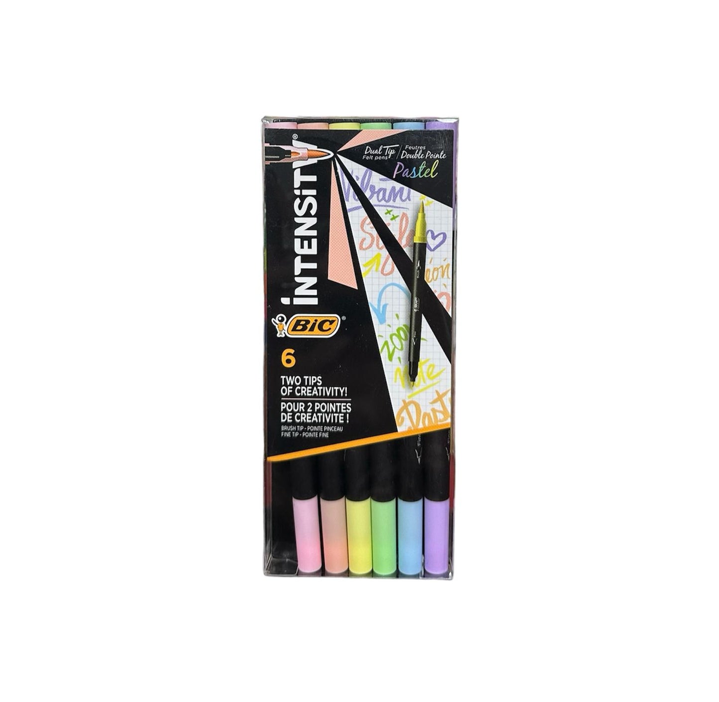 Pennarelli a doppia punta colori pastello - Bic Intensity