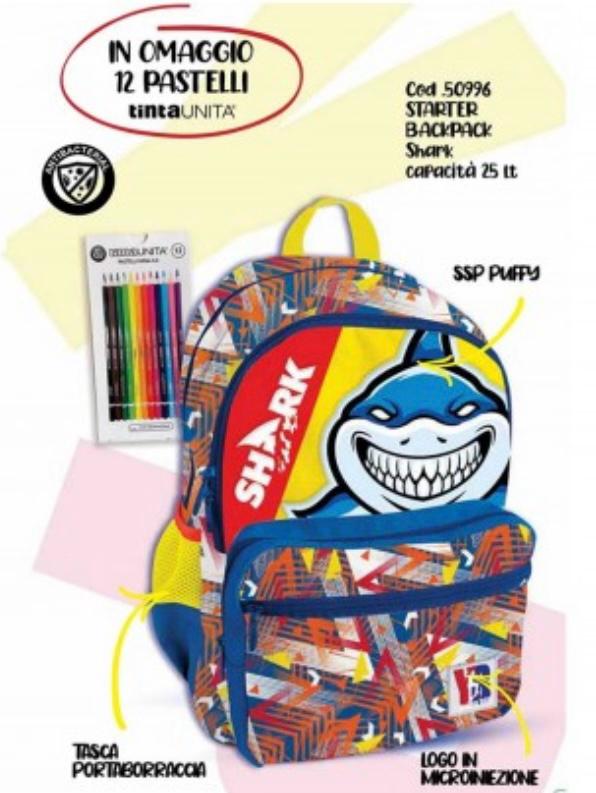 Zaino Shark Young People - Tinta Unita