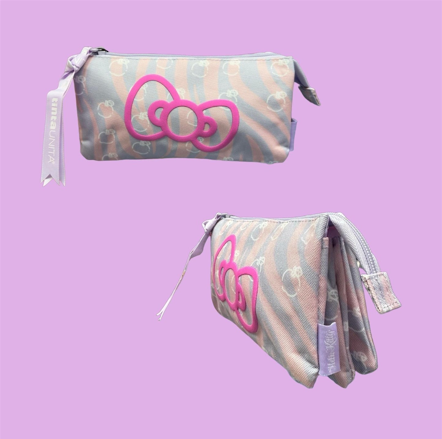Astuccio 3 in 1 - Tinta Unita Hello Kitty