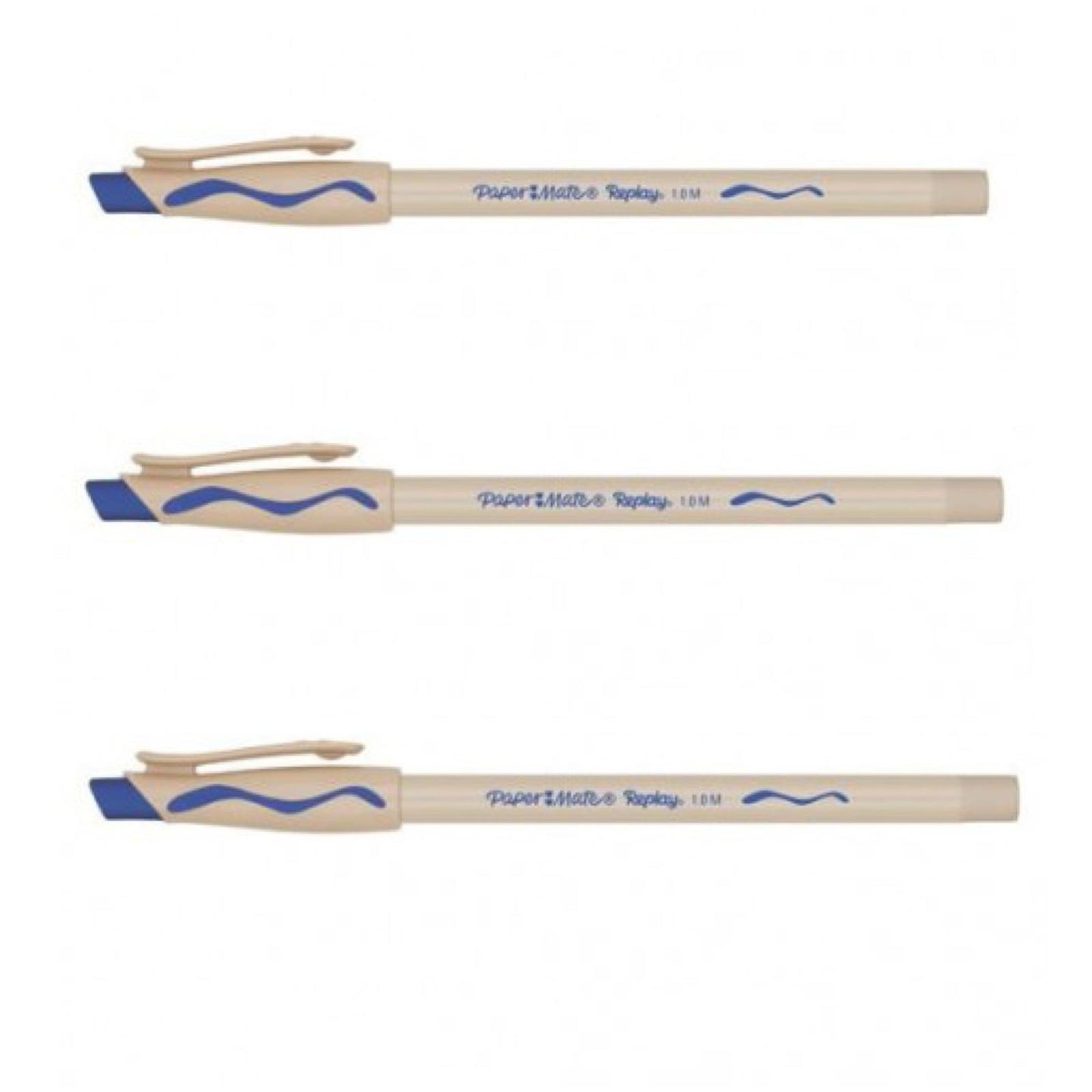 Set 3 penne cancellabili blu - PaperMate Replay