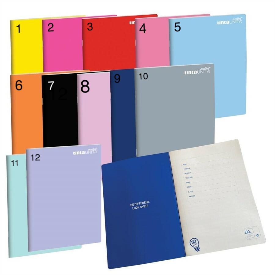 Maxi Quaderno A4 Righe - Tinta Unita Excellent