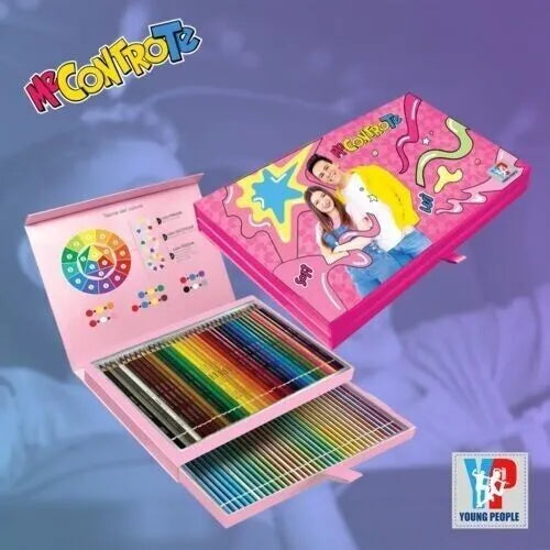 Valigetta/Scatola colori 72 pezzi classici/pastello - Me Contro Te