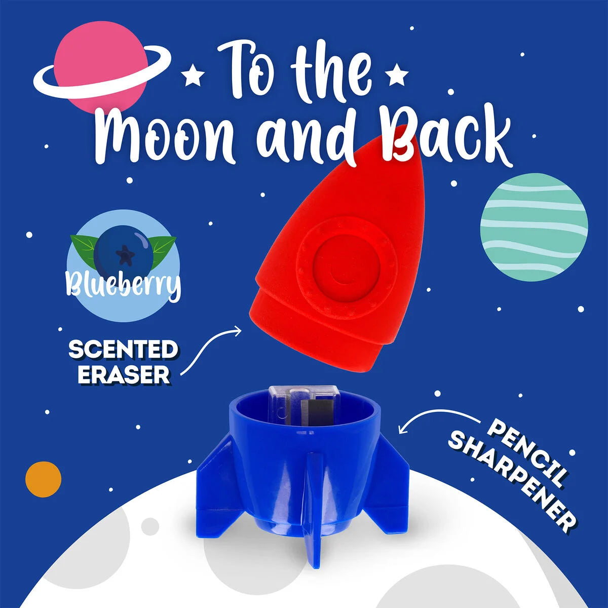 Temperino con Gomma - To The Moon And Back - Legami