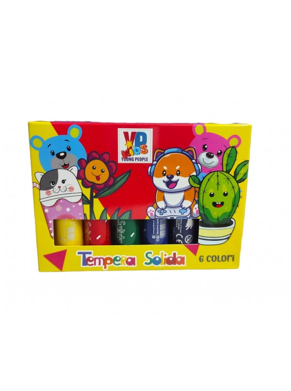 Tempera Solida da 6 - Young People Kids