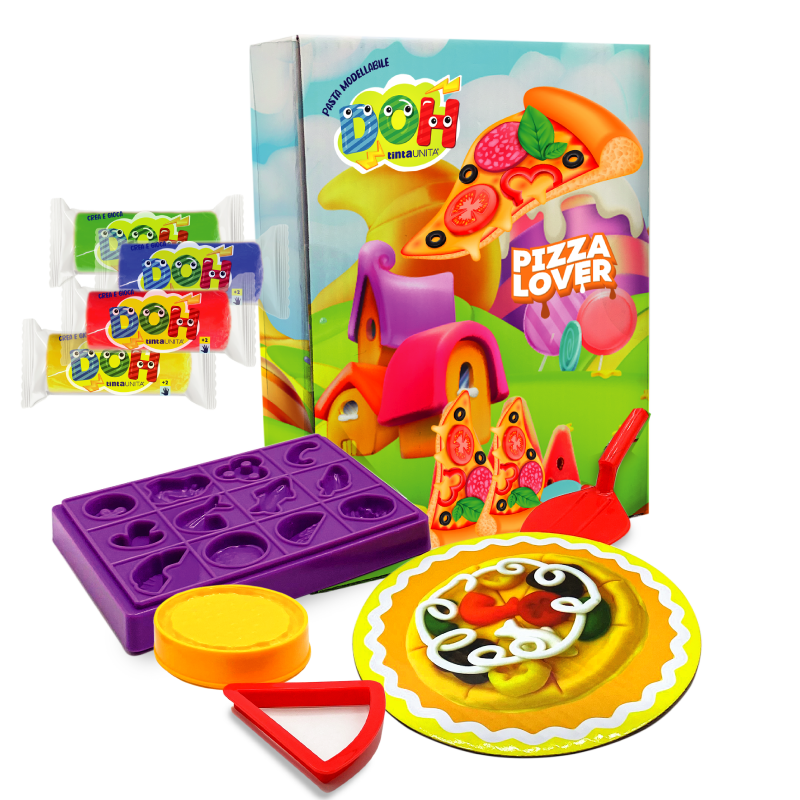Box Pasta Modellabile Pizza Lover - Tinta Unita Doh