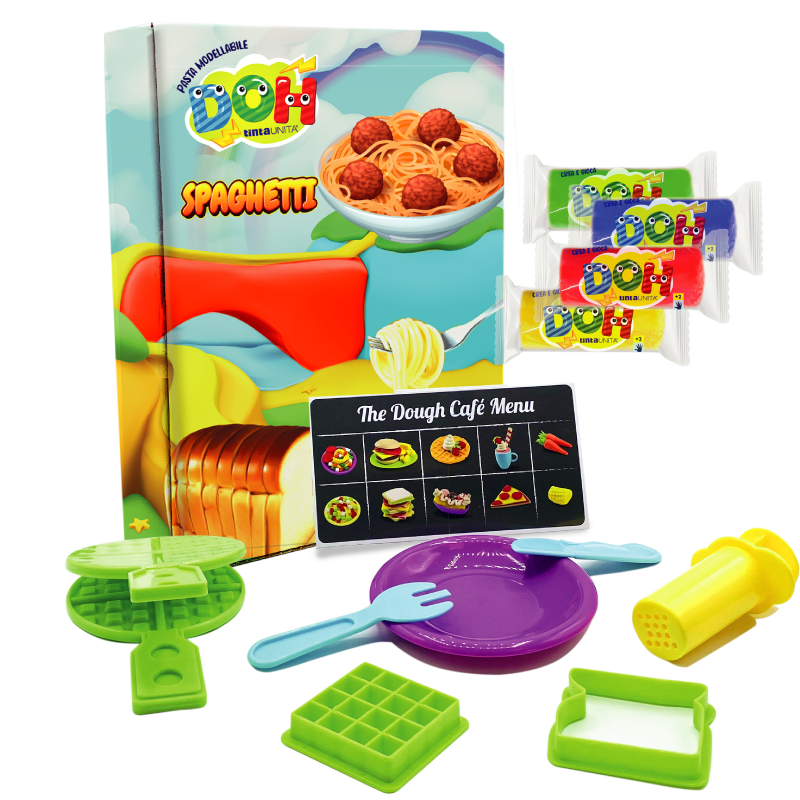 Box Pasta Modellabile Spaghetti - Tinta Unita Doh