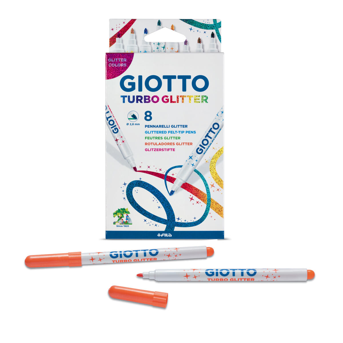 Turbo Glitter da 8 - Giotto
