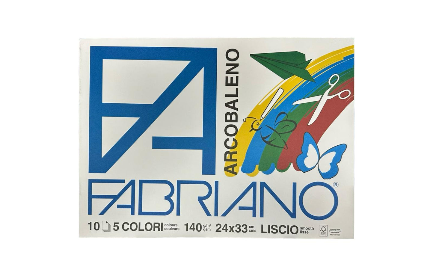 Album Arcobaleno 10 fogli - Fabriano