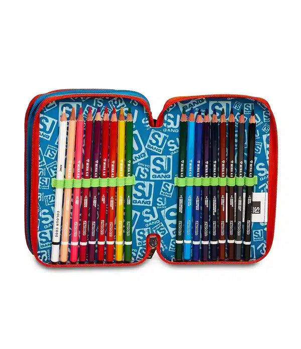 Astuccio 3 zip accessoriato Trickflip Boy - SJ Gang
