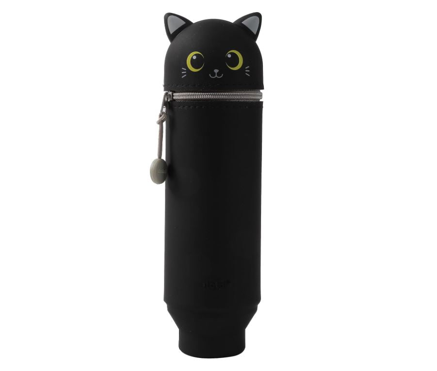 Astuccio 2 in 1 in Morbido Silicone Black Cat - Kawaii - iTotal