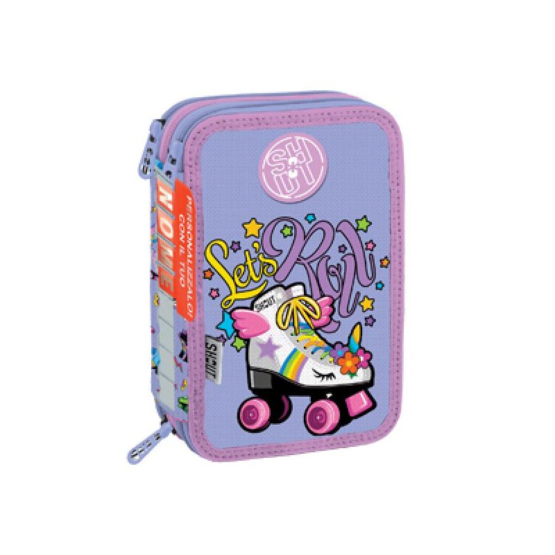 Astuccio 3 zip accessoriato Let's Roll - Shout