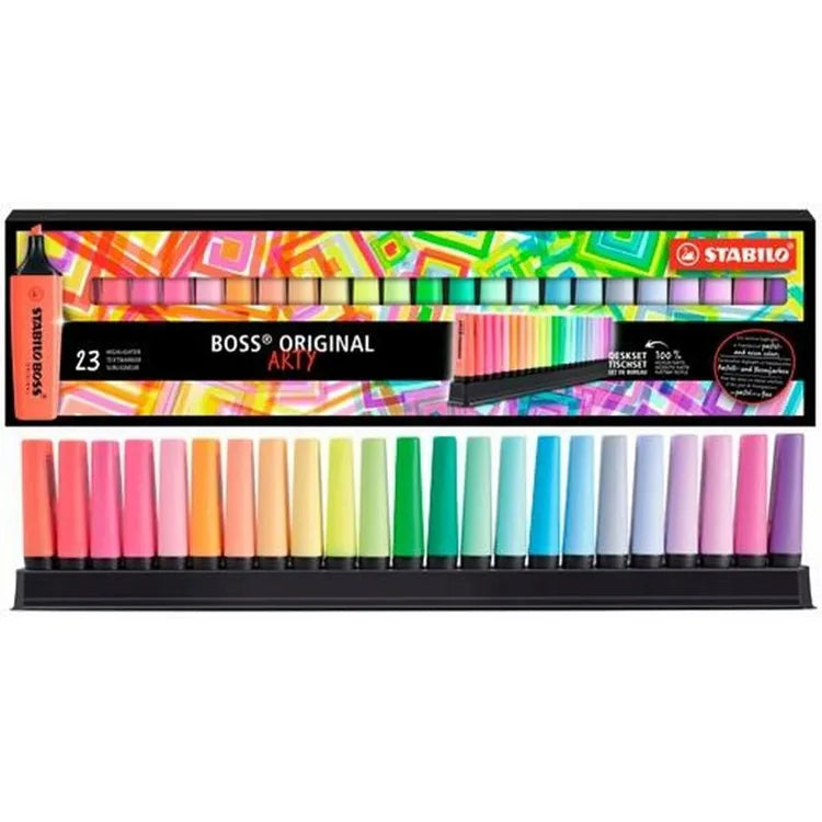 Set da 23 pz Evidenziatori Stabilo Boss