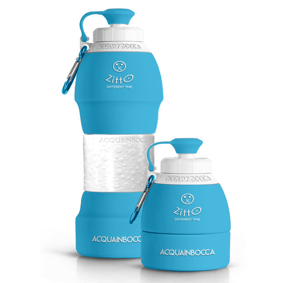 Borraccia "Acquainbocca" in silicone - Zitto