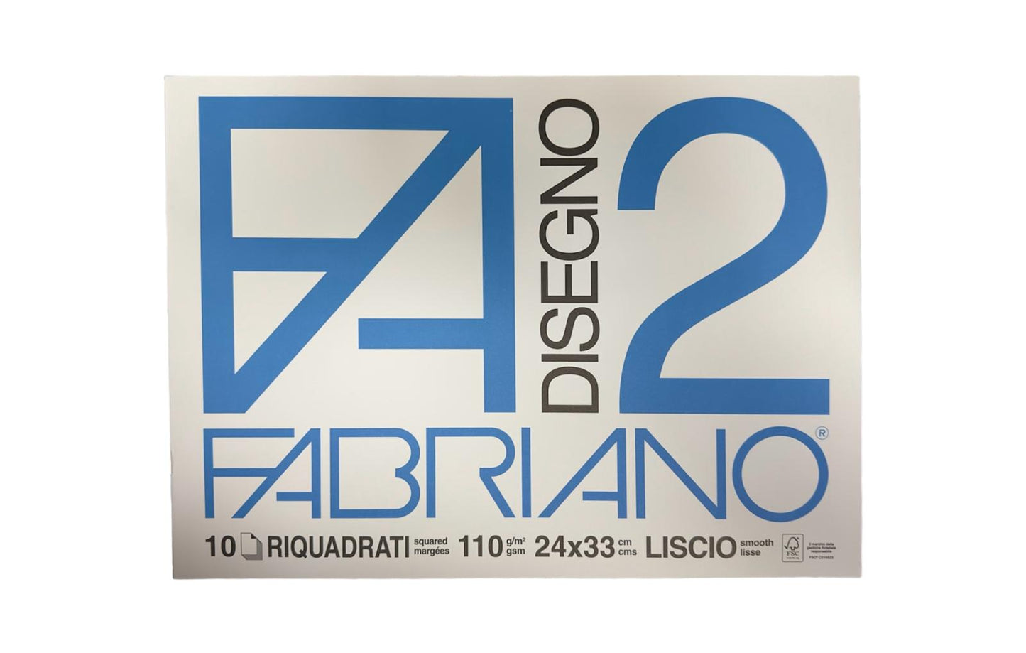 Album F2 10 fogli Liscio Riquadrato - Fabriano