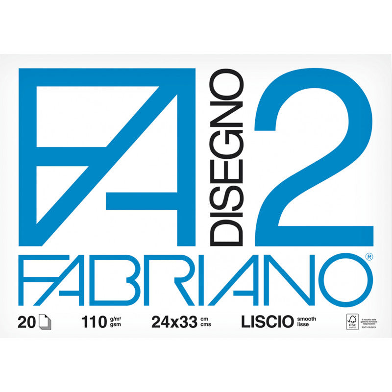 Album F2 20 fogli Liscio - Fabriano