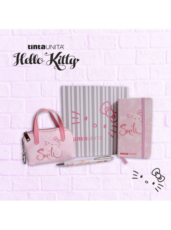 Gift Set Scatola Regalo Penna + Borsetta + Taccuino - Tinta Unita Hello Kitty