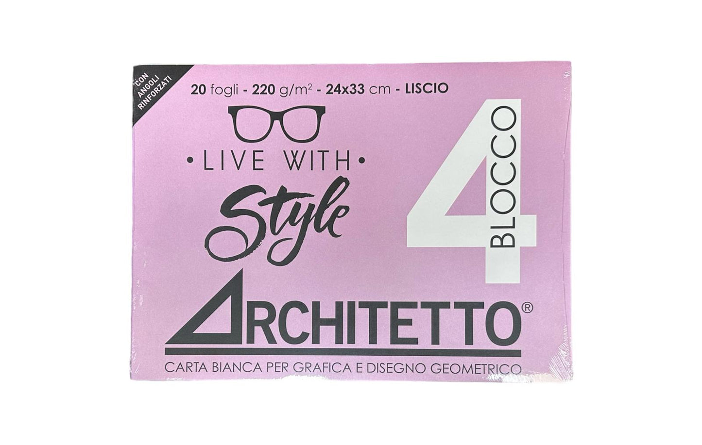 Album F4 20 fogli Liscio - Architetto