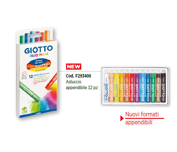 Pastelli ad Olio Maxi da 12 - Giotto