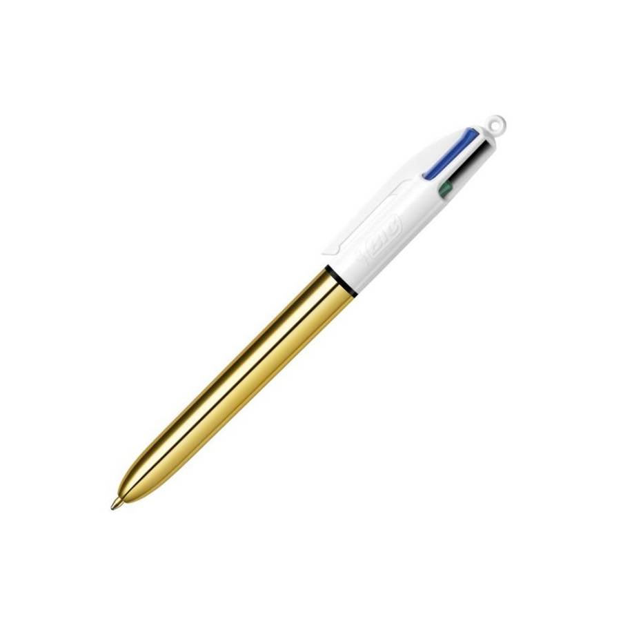 Penna BIC 4 colori - Oro