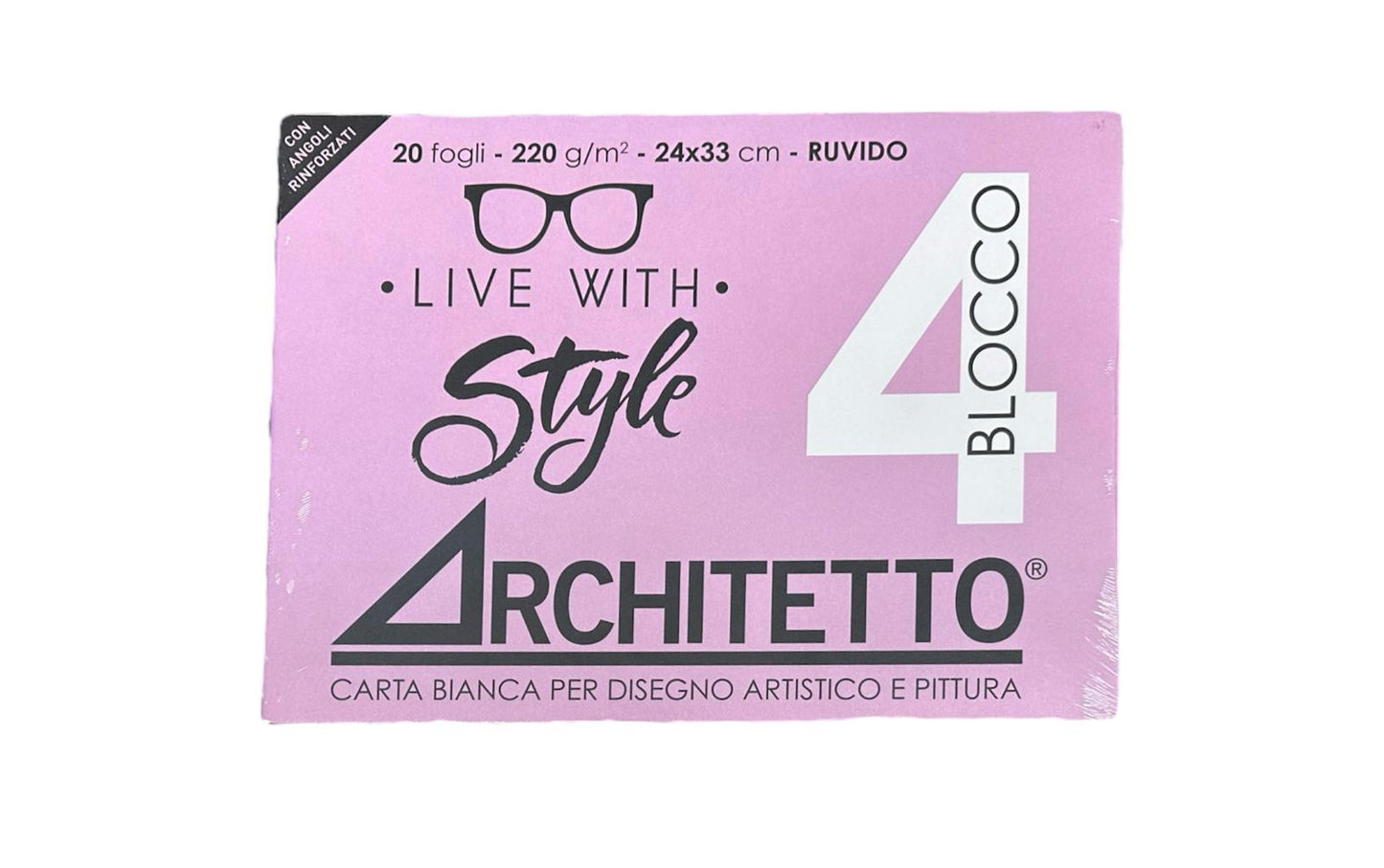 Album F4 20 fogli Ruvido - Architetto