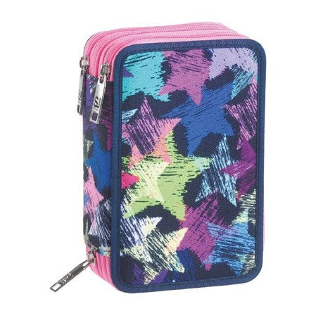Astuccio 3 zip accessoriato Ever Starry Girl - SJ Gang