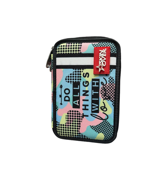 Astuccio 3 zip Skin Over - Tinta Unita