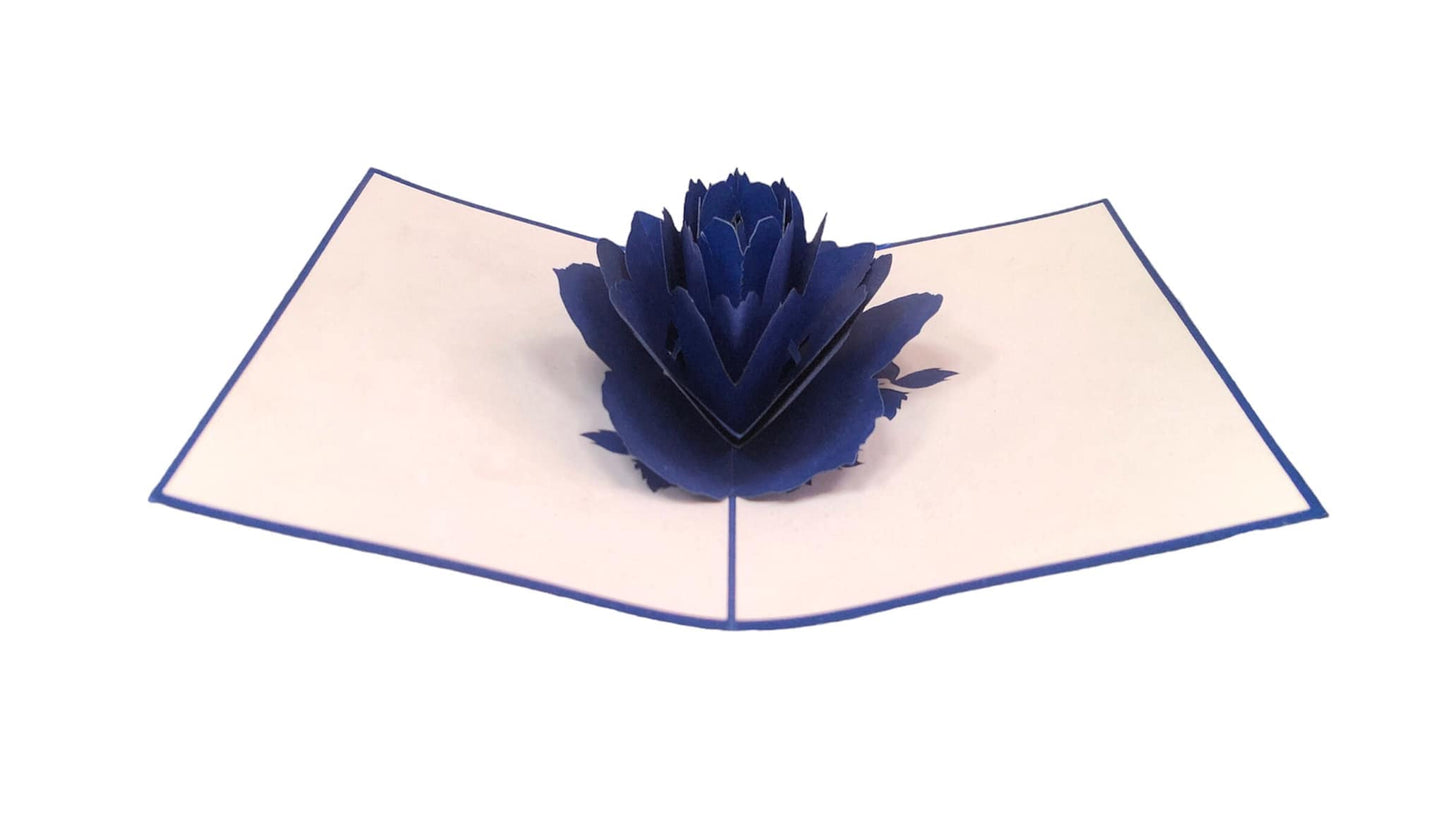 BIGLIETTO ROSA BLU - ORIGAMO