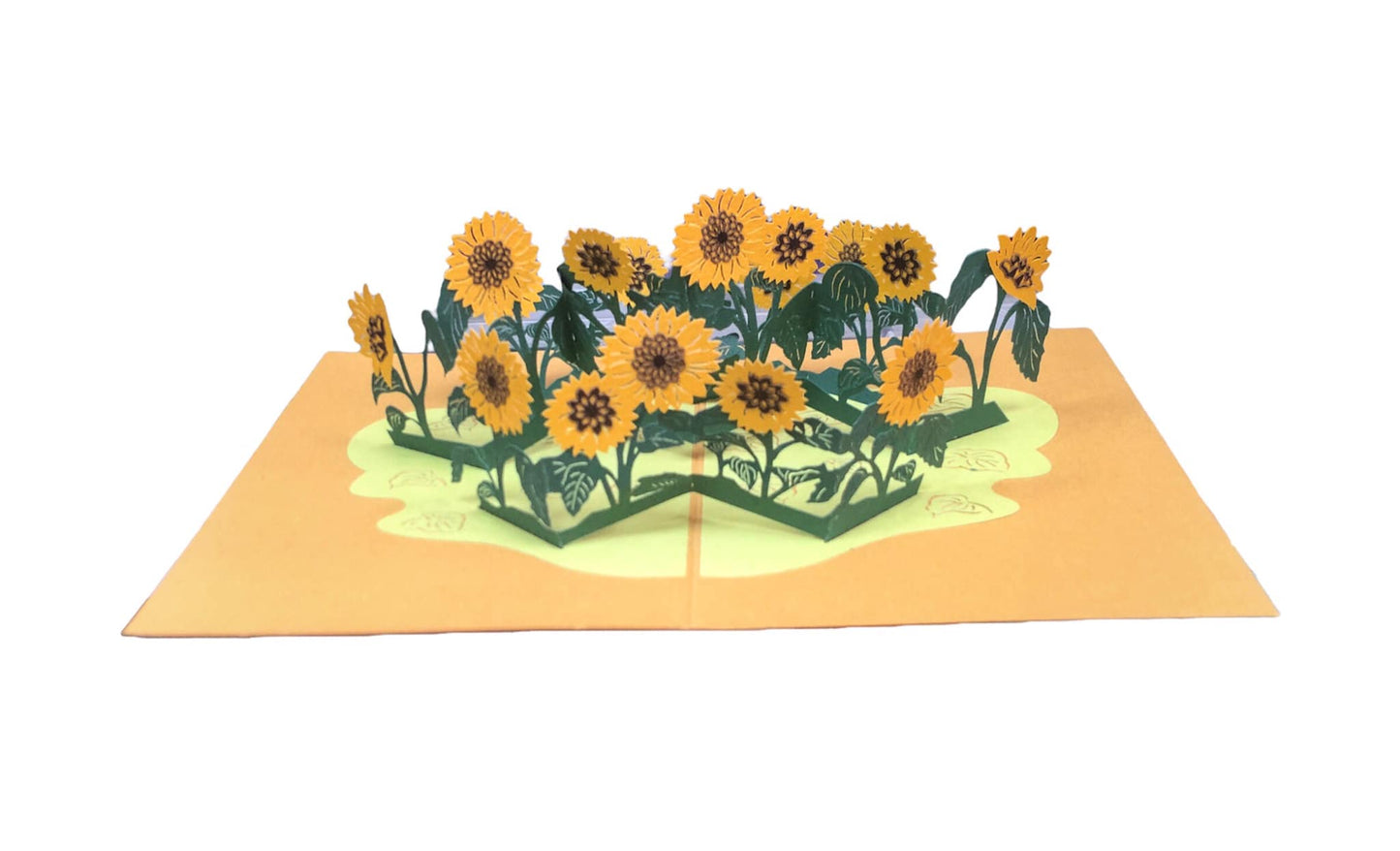 BIGLIETTO GIRASOLI - ORIGAMO