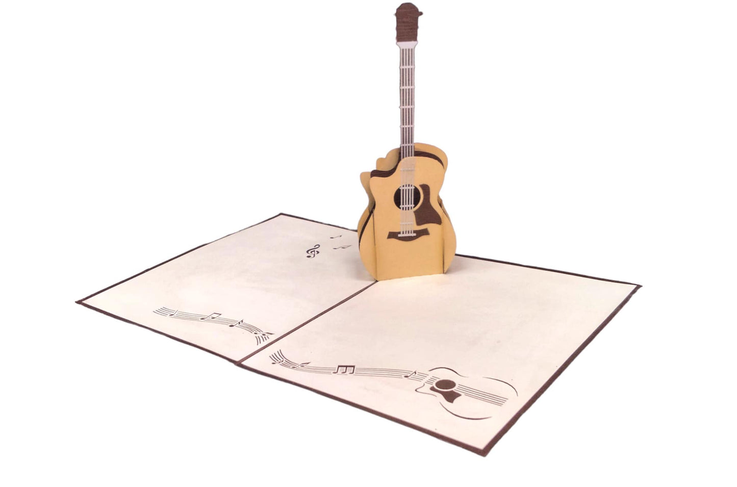 BIGLIETTO CHITARRA - ORIGAMO