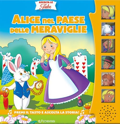 Libro sonoro "Alice nel paese delle meraviglie" - EdiBimbi