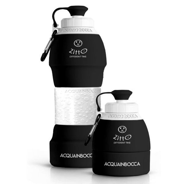 Borraccia "Acquainbocca" in silicone - Zitto