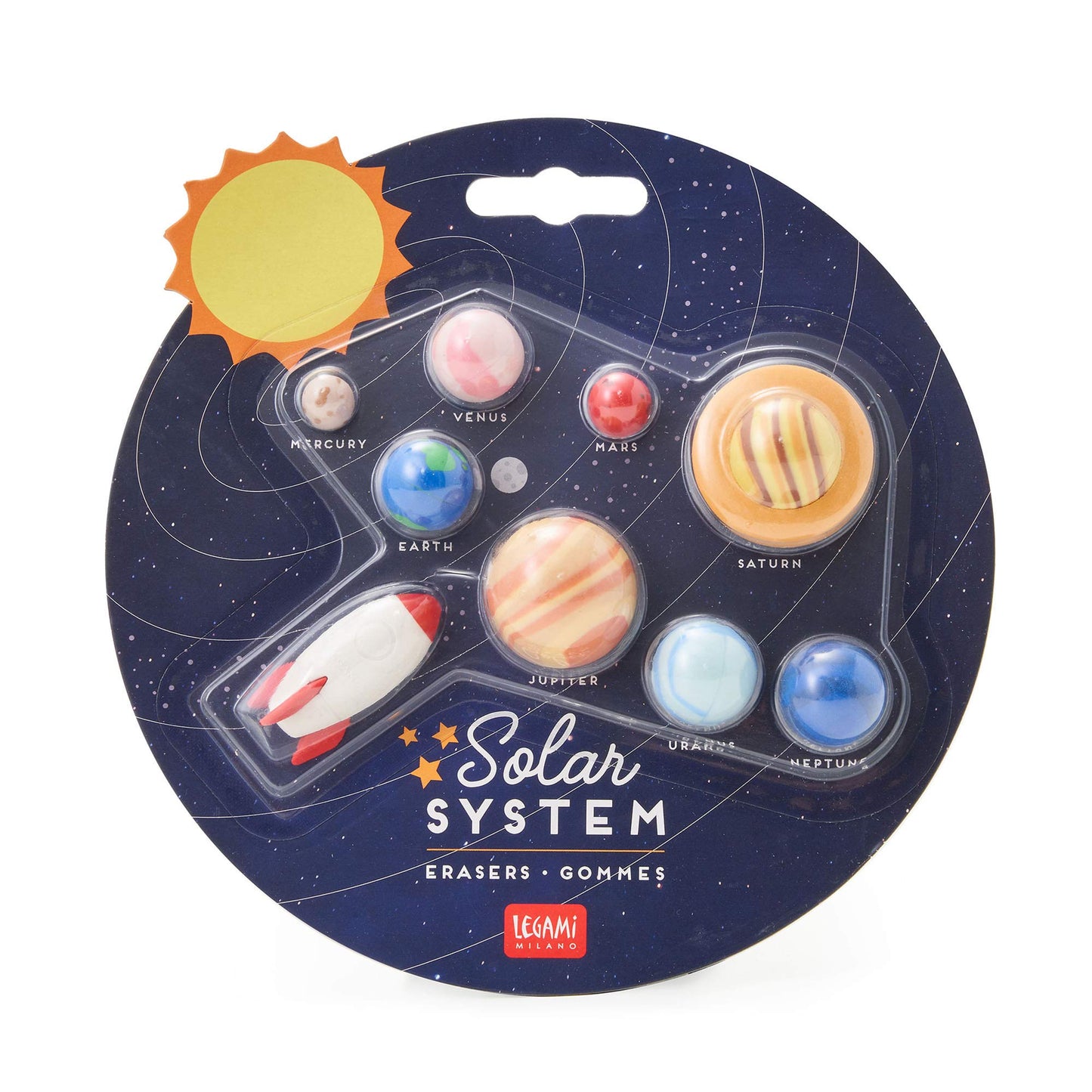 Solar System - Set di 9 Gomme - Legami