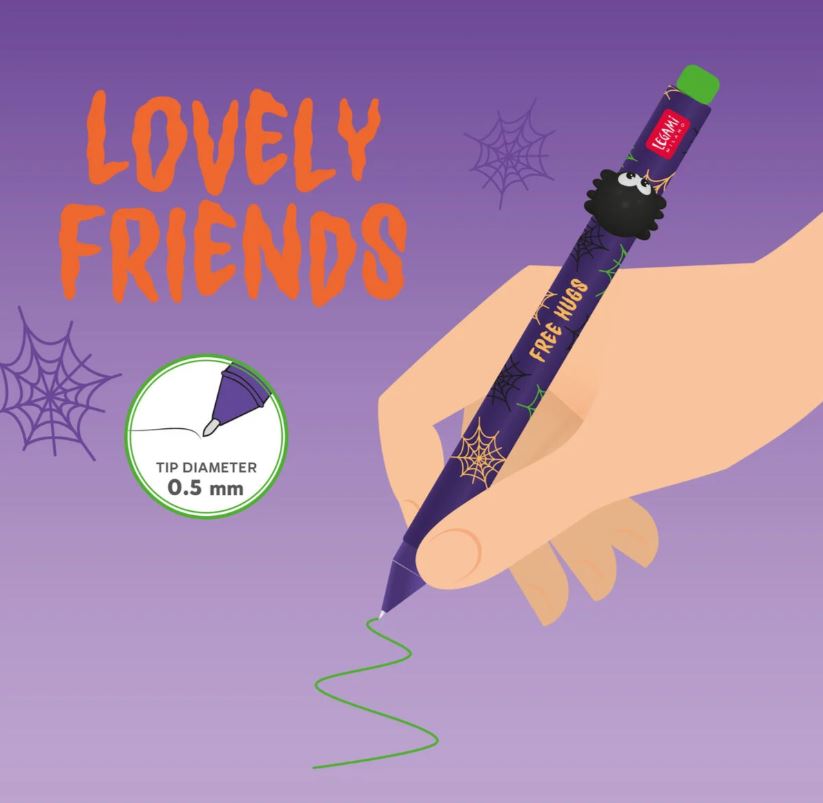 Penna Gel con Ragnetto - Lovely Friends - Halloween 2025 Legami