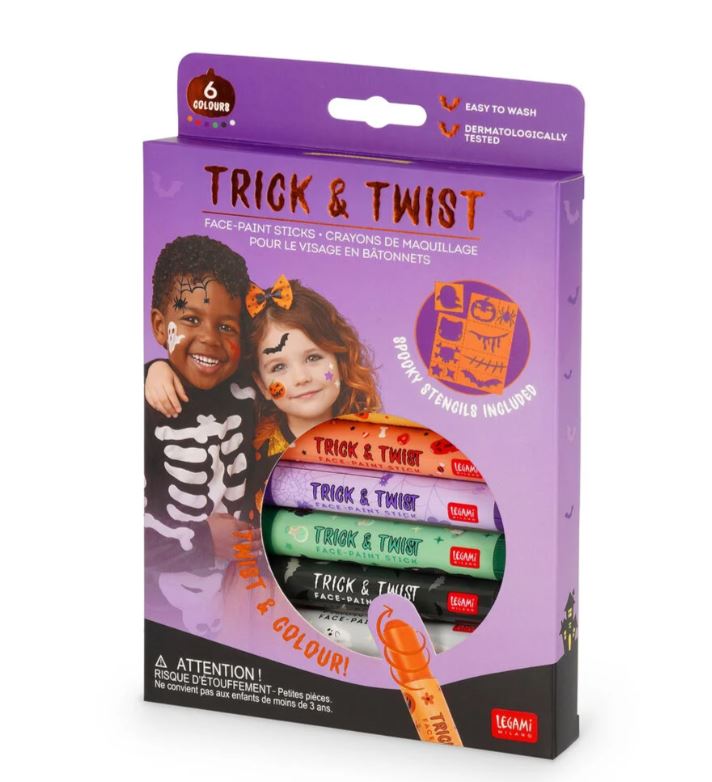 Set di 6 Trucchi Viso in Stick - Trick & Twist - Halloween - Legami