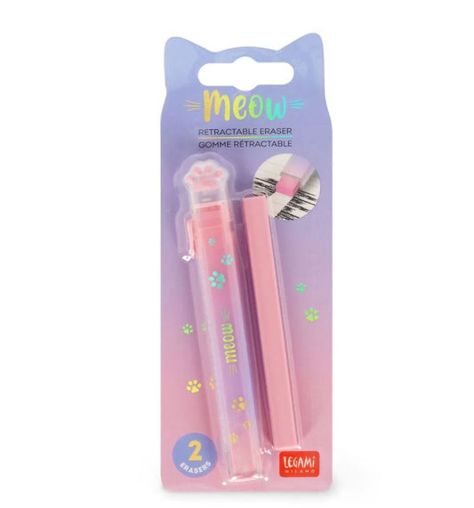 Gomma Retrattile con Ricarica - Meow - Legami