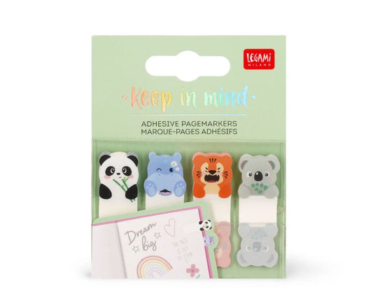 Segnapagina Adesivi Cute Animals - Keep in Mind - Legami