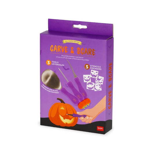 Kit per intagliare zucca di Halloween - Carve & Scare - Halloween 2025 Legami
