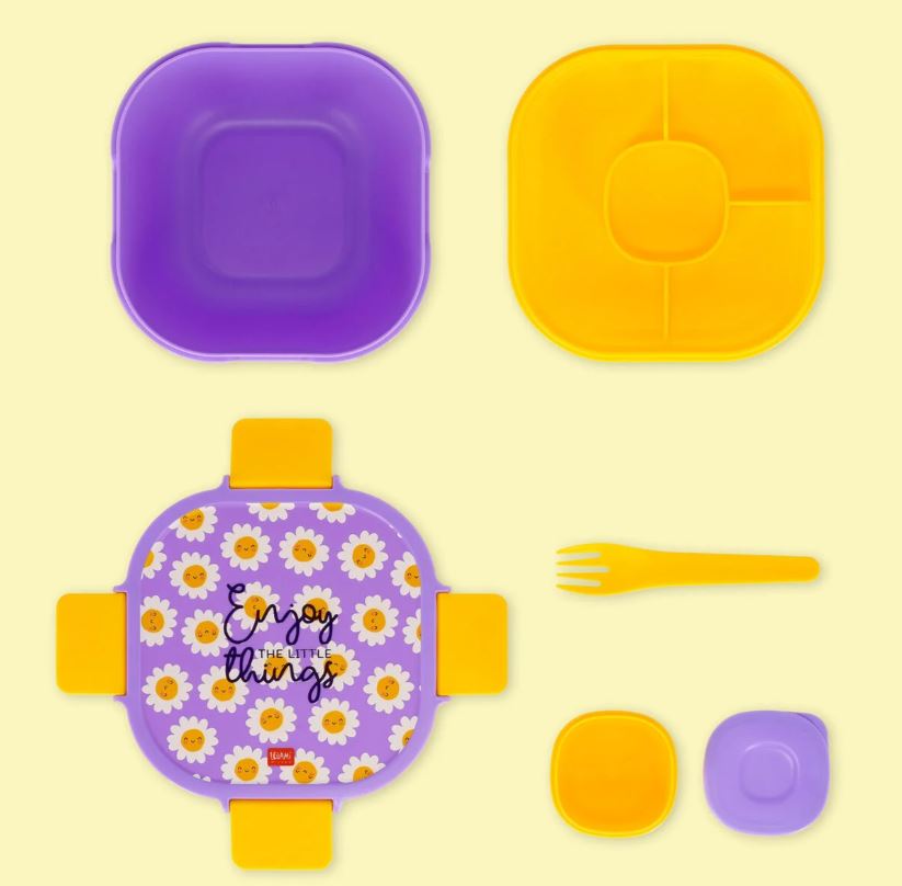 Contenitore Porta Pranzo 1700 ml - Daisy - Lunch Box - Legami