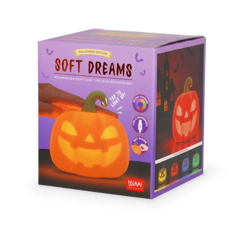 Luce Led Ricaricabile in Silicone - Soft Dreams - Halloween - Legami