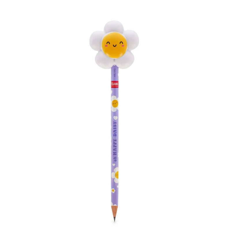 Matita con Antistress Daisy "Oh Happy Daisy" - Fiore - Squeezies - Legami