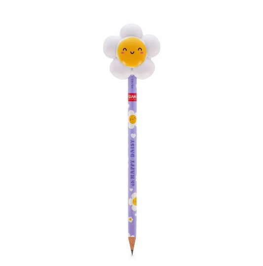 Matita con Antistress Daisy "Oh Happy Daisy" - Fiore - Squeezies - Legami