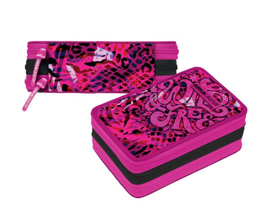 Astuccio 3 Zip Wild & Free - Tinta Unita Teen