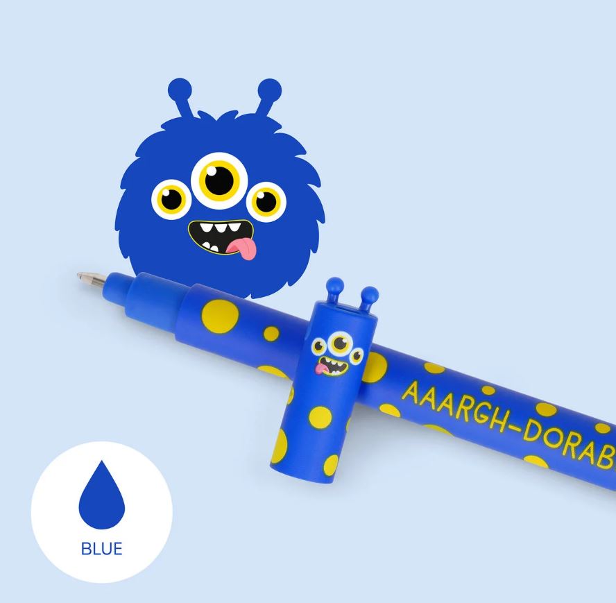 Penna gel cancellabile Monster - Legami