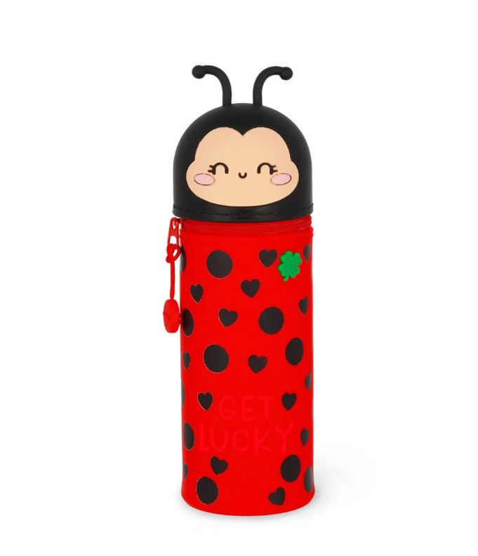 Astuccio 2-in-1 in Silicone Ladybug "Get Lucky" - Legami