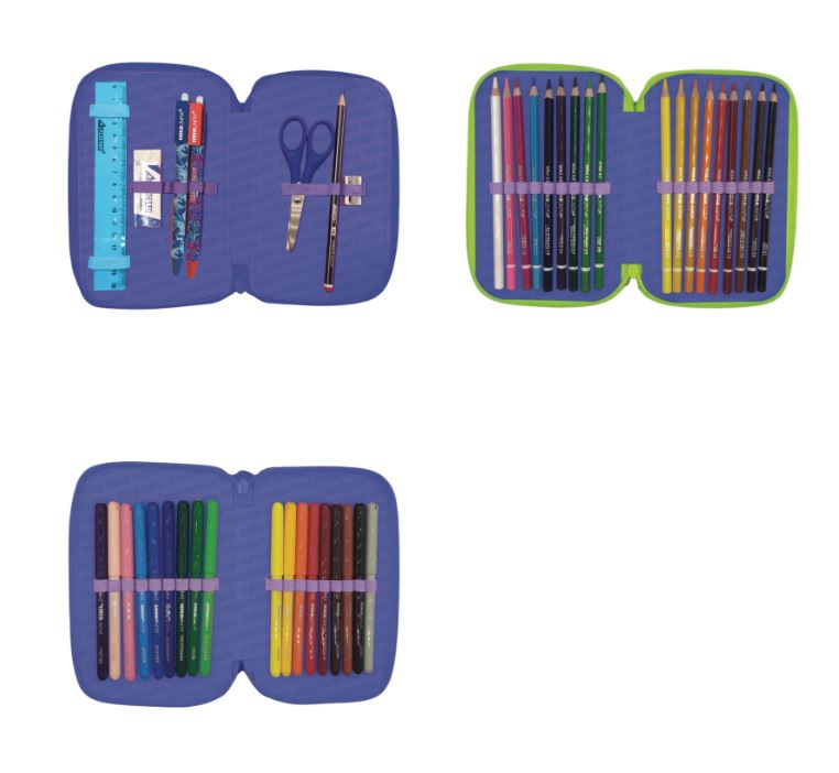 Astuccio 3 Zip Monster Truck - Tinta Unita Young