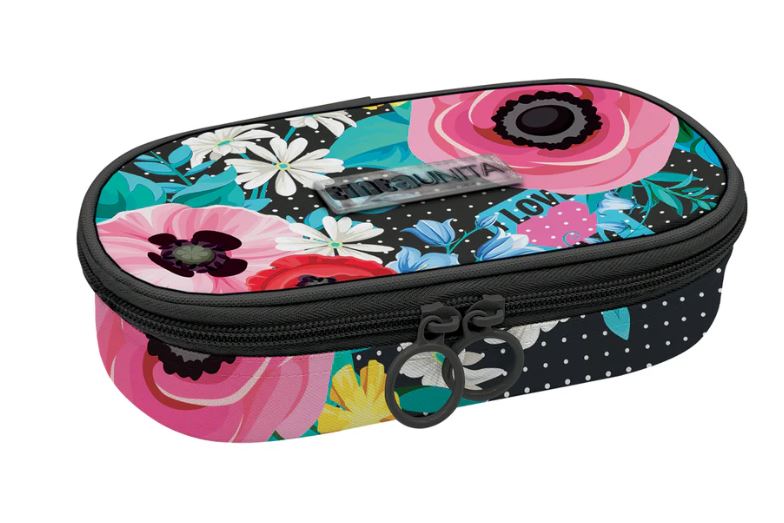 Astuccio ovale Flower - Tinta Unita