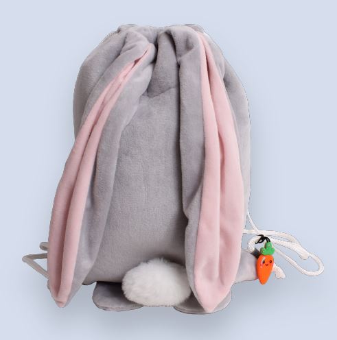 Sacca in ciniglia - Tinta Unita Kids Bunny
