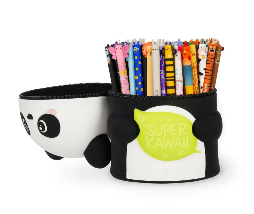 Portapenne/Astuccio da tavolo - Panda Super Kawaii - Legami