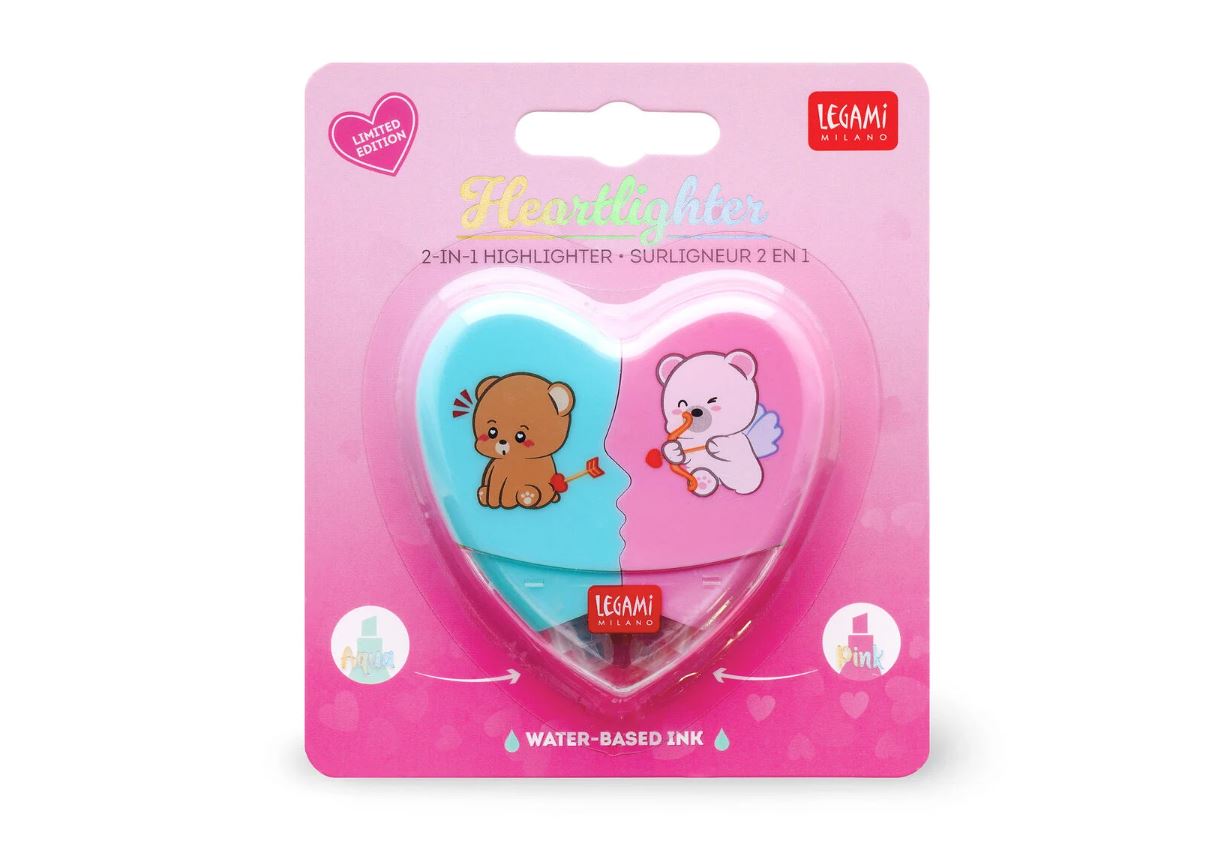 Evidenziatore 2 in 1 - Heartlighter - San Valentino 2025 - Legami Milano