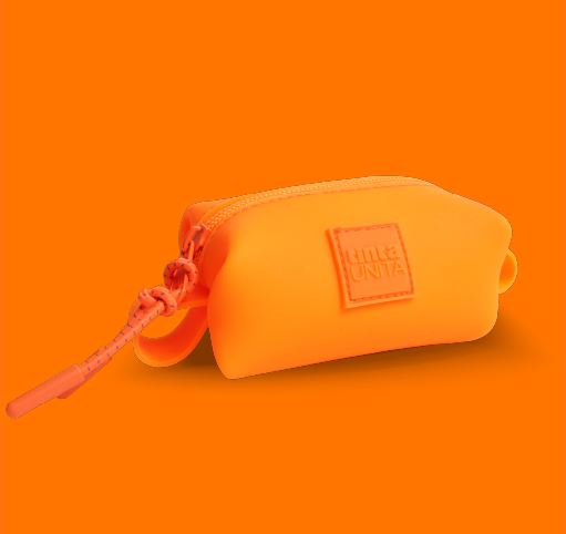 Mini Caramella Portatutto in silicone - Tinta Unita Fluo